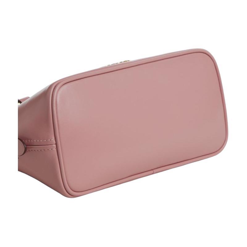 Coach SATCHEL LARA 22 Wraparound Zipper Closure Cow Leather Shoulder Handbag Mini Women's Pink