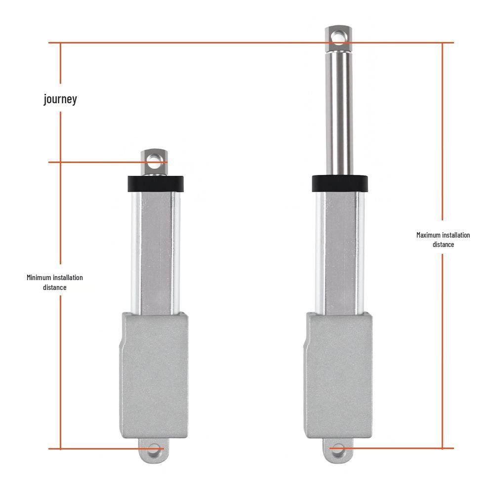 Mini-Elektro-Linearantrieb mit 30 mm Hub für den Außenbereich - Metallgehäuse, Umweltfreundliches Design