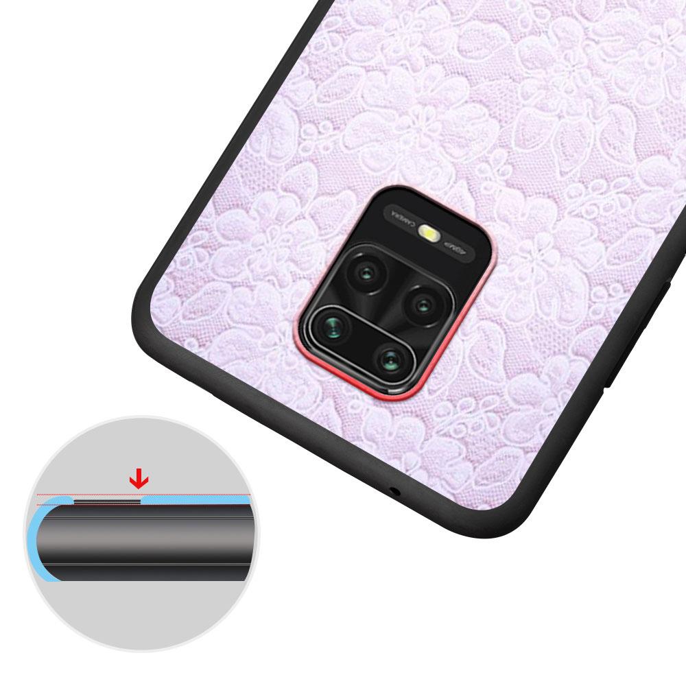 Lace And Flowers Coque pro Xiaomi Redmi Note 11 10 10S 8 9 9S 11E 12 Pro Plus 7 8T 11S 11T 5 Pro Soft TPU černý kryt na telefon