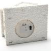 Xmas Ornament Christmas Led Light Wooden House with Snowflake Luminous Cabin Christmas Decorations