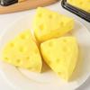 Simulated Triangle Cheese Squeeze Toy Stress Relief Cheese Fidget Toy Slow Rising Simulation