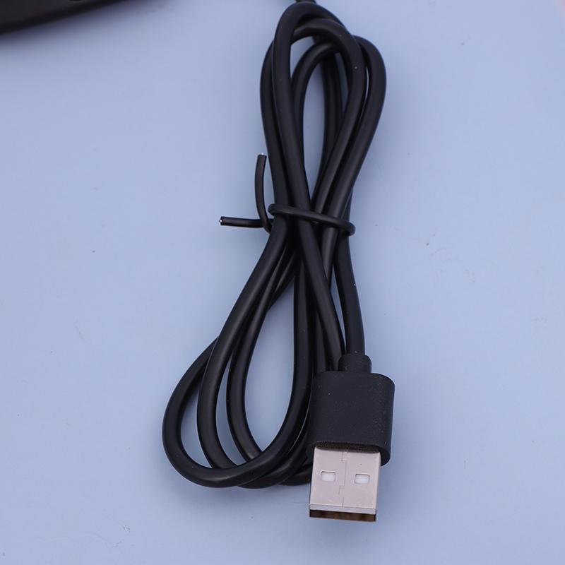 Usb To Type C Switch Cable Dc 5V 2A Power Supply Extension Power Wire White Black Usb To Type C Button Switch Line For Lamp Fan