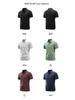 Summer 2026 Men's Short Sleeve Solid Polo Shirt: Simple Business Casual Lapel T-shirt