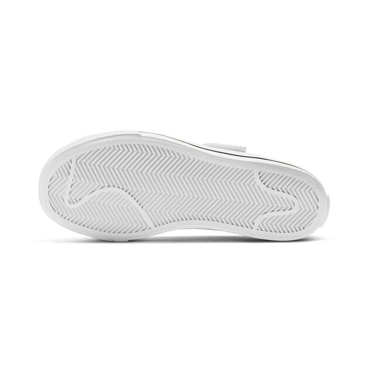 Nike Court Legacy Slip Resistant Cushioning Balance Low Top Skateboard Shoes White Children Aged 3 7 Years Old DA5381-100