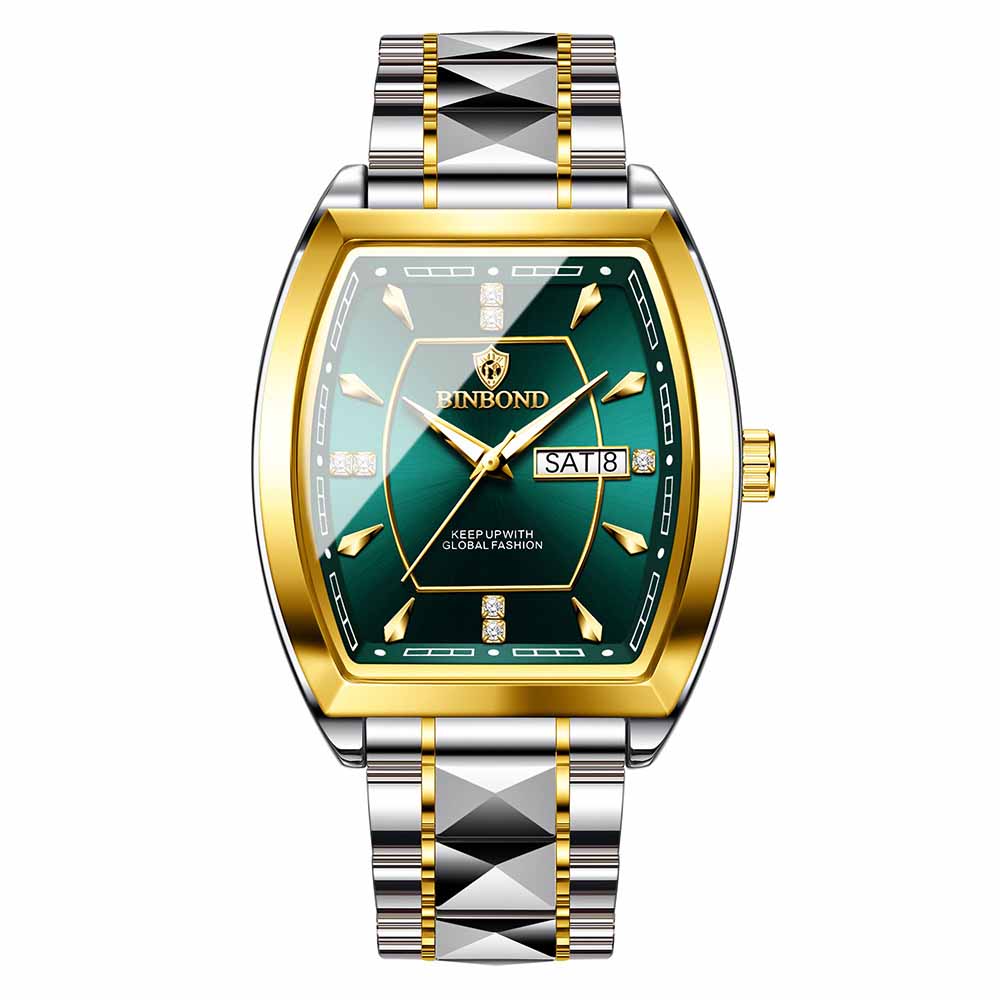 Men's Waterproof Luminous Running Alarm Clock Watch