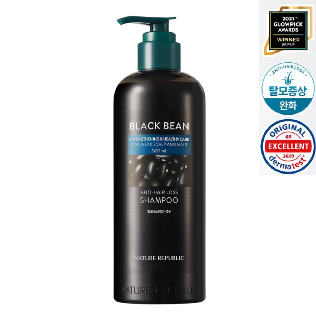 

[Nature Republic] Шампунь против выпадения волос с черными бобами 520 мл 520ml