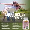 Organic Milk Thistle Capsules, Milk Thistle Extract Mixture, Nutritional Supplement, Suitable for Both Men and Women.