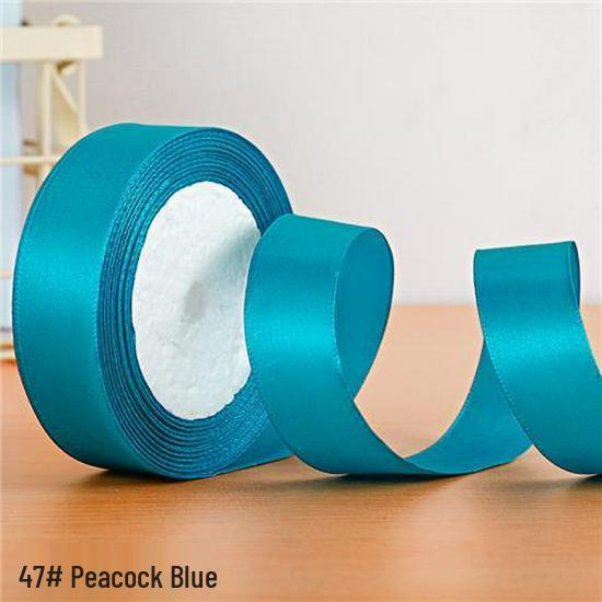 2.5cm Polyester Satin Ribbon for Gift Box and Hair Accessories