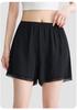 Women's Sheer Ice Silk Safety Shorts - Lightweight, No Roll, Three-Quarter Length, Wear Inside or Outside