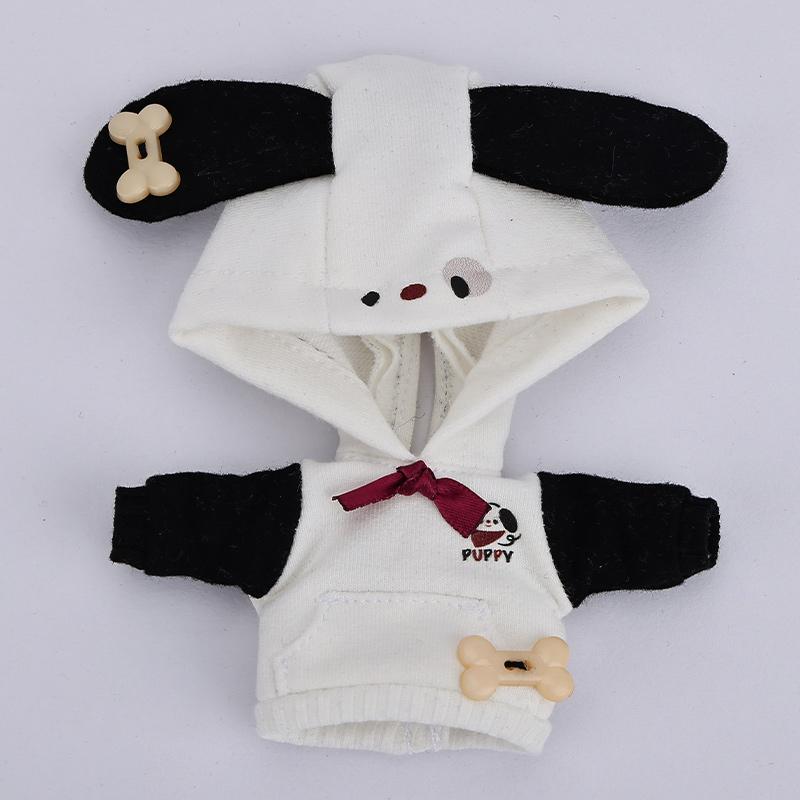 OB11 Doll Clothes Cute Cartoon Puppy Sweatshirt Hooded Jacket for Molly, YMY Body, UFDOLL, GSC, 1/12bjd Toy Accessories