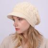Fried Dough Twists Knit Hat Plush Thickened Warm Wool Hat Suitable for outdoor wind protection in autumn and winter