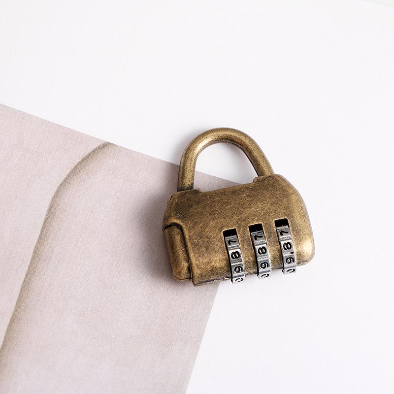 Waterproof and Rust-Proof Mini Padlock for Luggage, Gym, Locker, Schoolbag, and Household Use