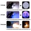 Magnifier Handheld Rechargeable Magnifying Glass Led Uv Handheld Magnifier Illuminated Illuminated Jewelers Loupe For Coin