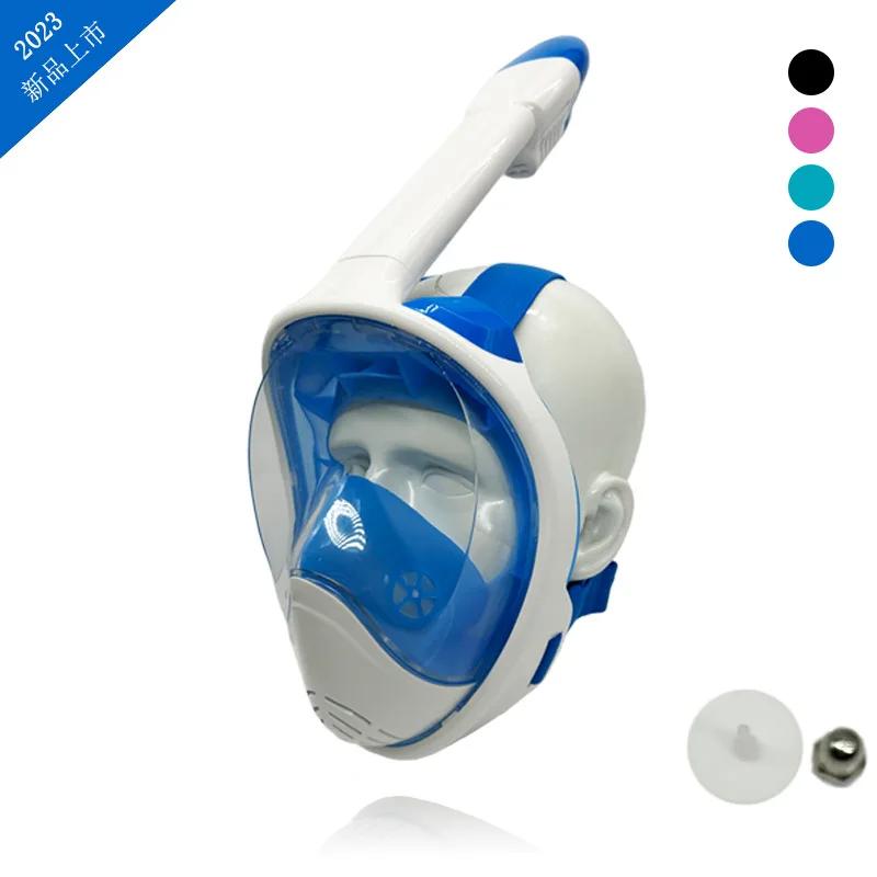 Full Body 2026 Full Face Snorkeling Mask Professional Swimming Scuba Free Breathing Cheap Diving Mirror Mask