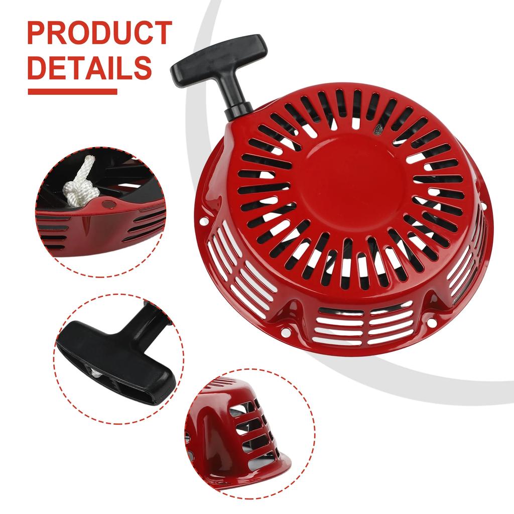 PULL STARTER RECOIL for Honda For GX390 13 For HP Engine Generator Lawnmower Replacement Metal Component for Engine Restart