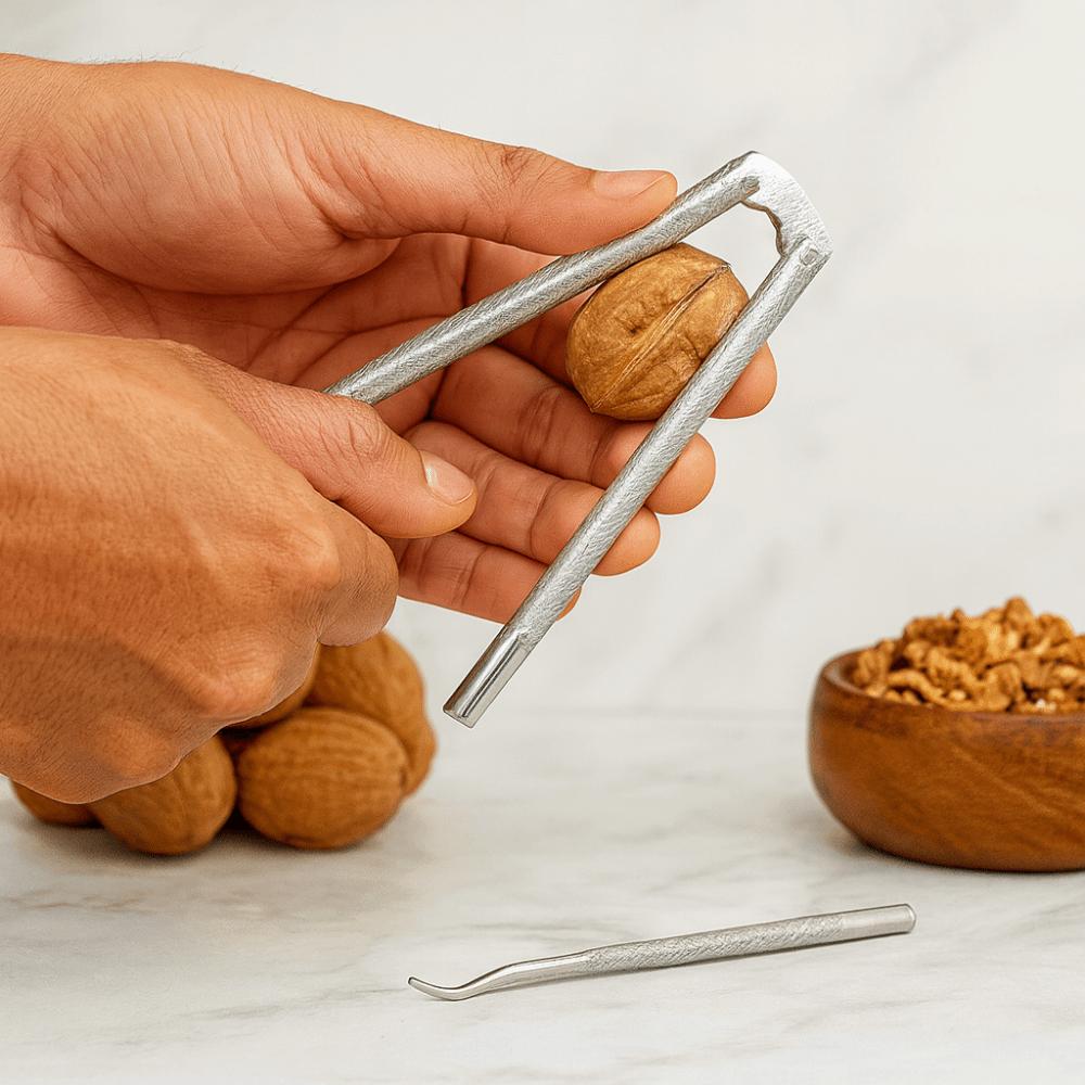 Quick Crack Nut Cracker Stainless Steel Pecan Sheller Easy Grip Nut Sheller  Kitchen Tools