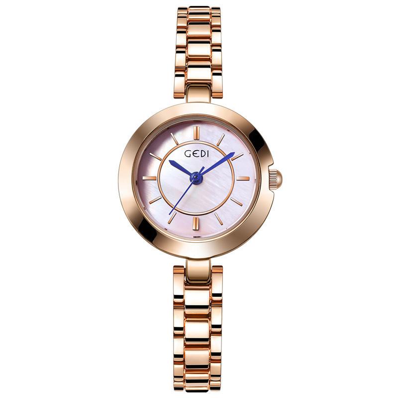 Niche Light Luxury Quartz Bracelet Watch Women'S Small Simple Waterproof Alloy Watch