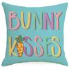 Easter Pillowcase Colorful Letters Linen Print Festive Decoration Home Sofa Cushion Cover Pillowcase