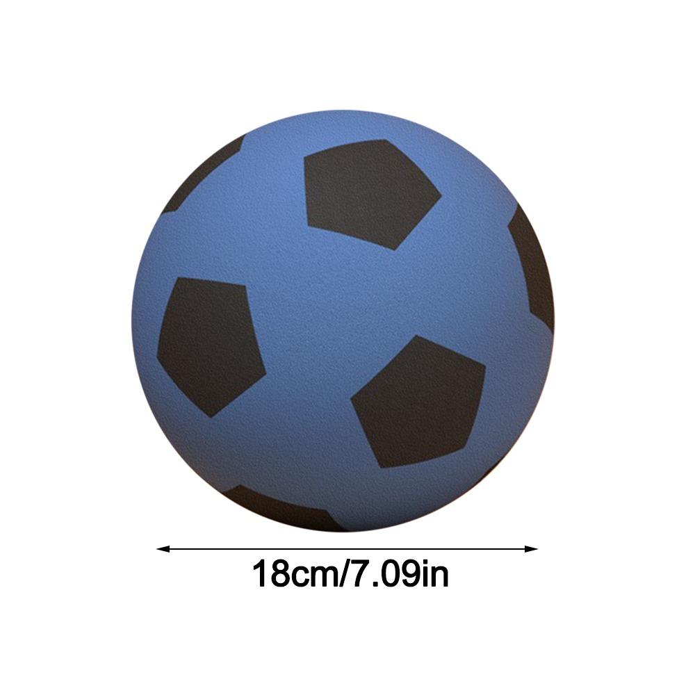 High-Elastic Silent Football Easy To Grip Lightweight Low Noise Foam Soccer Ball 18/21/24CM Low Noise Indoor Training Ball