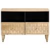 VidaXL Meuble TV 70x33x46 cm Bois massif de manguier, support tv, armoire média, armoire hifi, unité tv, meuble multimédia, 358249