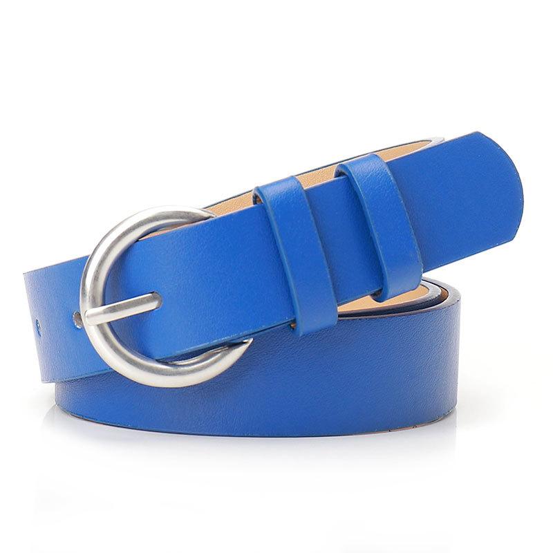 New Ins Trendy Pin Buckle Women's Belt Korean Version Simple Decorative Coat Jeans High-end Belt for Women