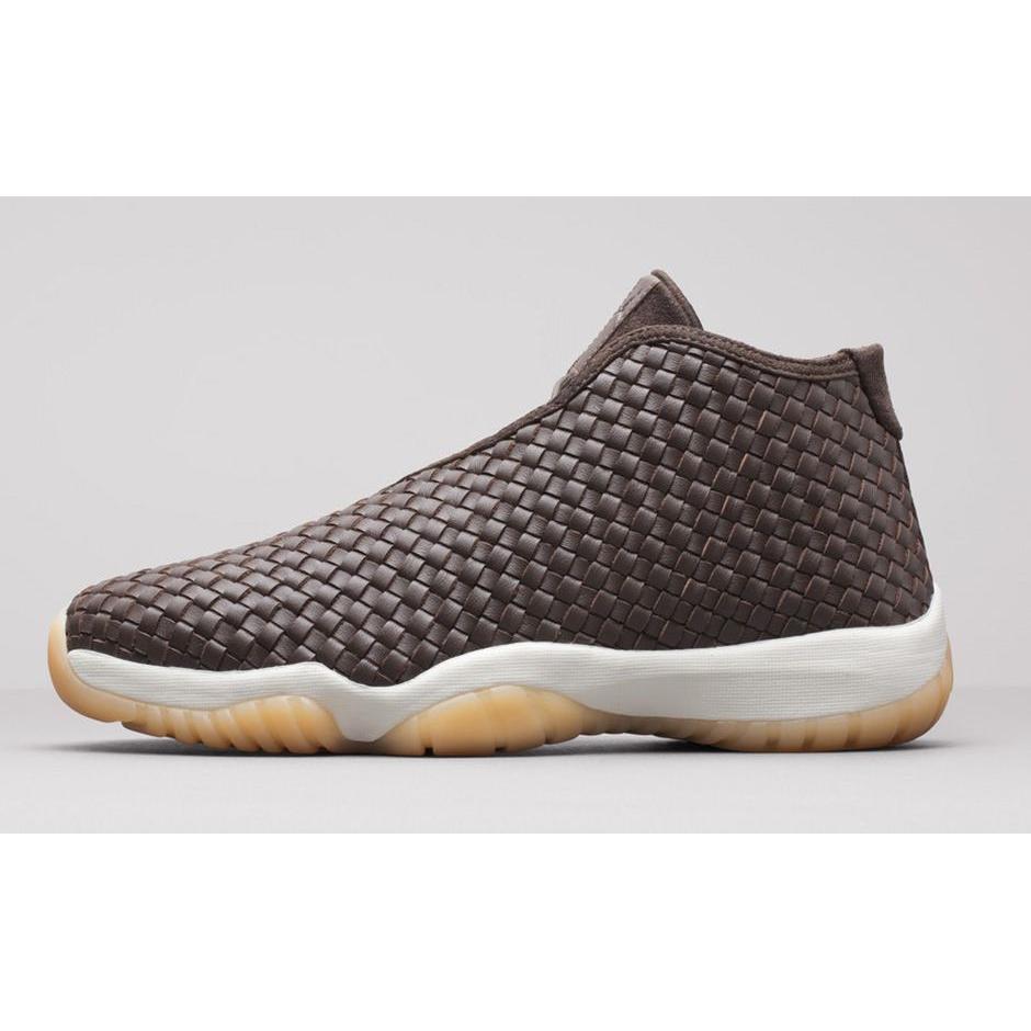 Air Jordan Future Premium 'Dark Chocolate' (Unisex) Dark Chocolate / Sail-Gum Yellow Vintage Basketball Shoes 652141 219