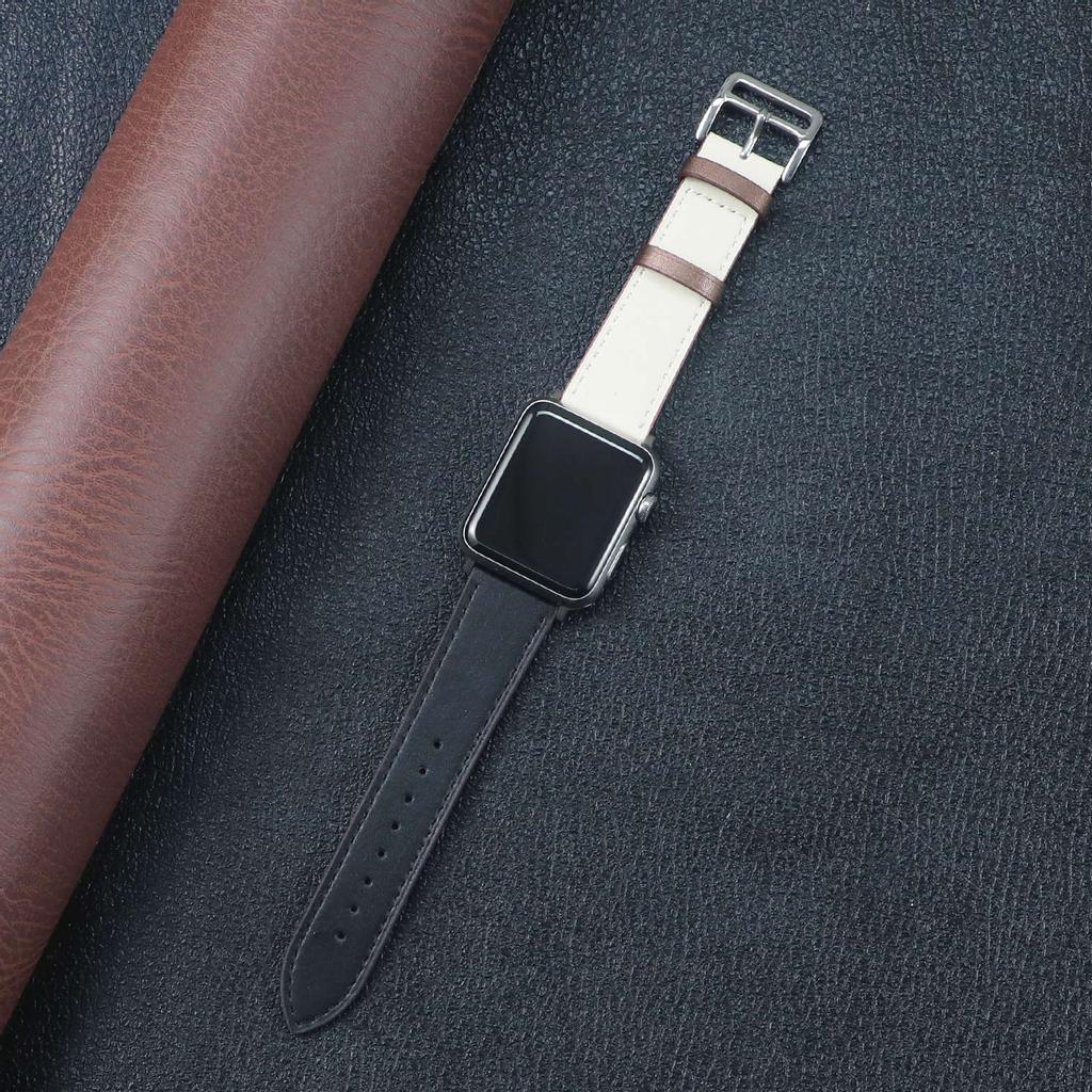 Leather strap for Apple watch band 44mm 40mm 42mm Single tour bracelet correa iWatch series 8 SE 7 6 5 4 Ultra 49mm 45mm 41mm