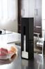 Yamazaki Jitsugyo Magnetic Freestanding Plastic Bag Stocker Tower Black Tower 7840 Approx. W8XD8XH32.5cm