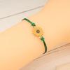 Yousheng 2Pcs Braided Bracelets, Adjustable Drawstring Design Friendship Bracelets, Chrysanthemum Pendant Friendship Wristbands for Versatile Daily
