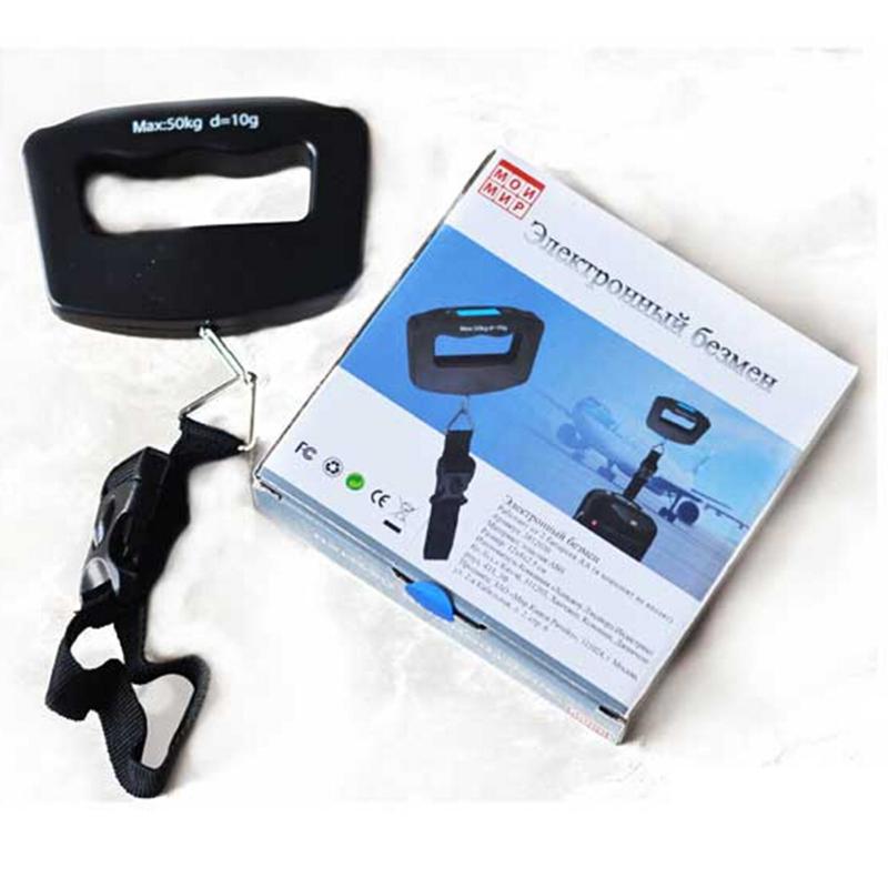

50 кг/10 г цифровые весы для багажа электронные портативные ручные дорожные весы для чемодана электронные дорожные подвесные весы для ванной комнаты чёрный