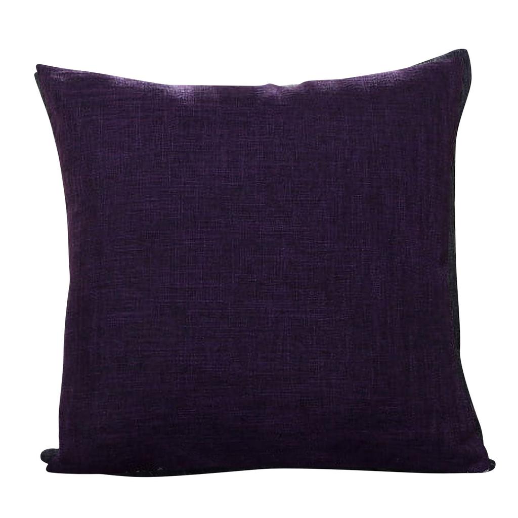 55 * 55cm Kissenbezug Zuhause Verdickter Leinen-Kissenbezug, Sofakissen, Bettkopfteil Weiche Polsterung