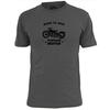 Mens Born To Ride Vintage Motorcycle T Shirt Biker Chopper