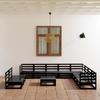 Garden Furniture Set 11 Pcs Solid Pine Wood