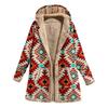 Hooded Women Ethnic Style Vintage Loose Thick Warm Outwear Single Breasted Autumn Winter Jacket Clothes for Women