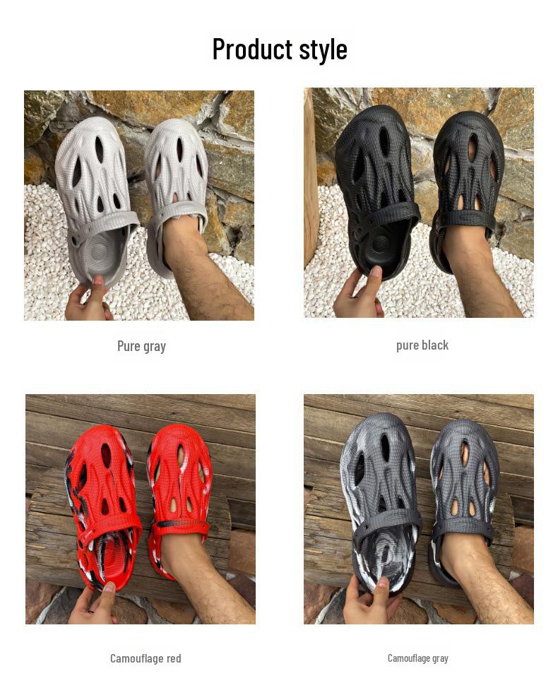 Unisex-Outdoor-Sportclogs – Strandschuhe mit geschlossener Spitze im europäischen und amerikanischen Stil mit innovativem Komfortdesign.