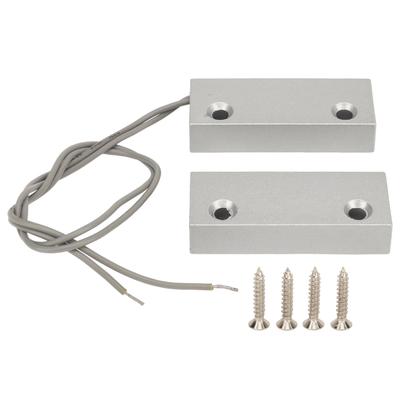 Senzor de contact magnetic Reed de 10W, senzor de contact NC pentru ușă și fereastră, din aliaj de zinc, pentru garaj