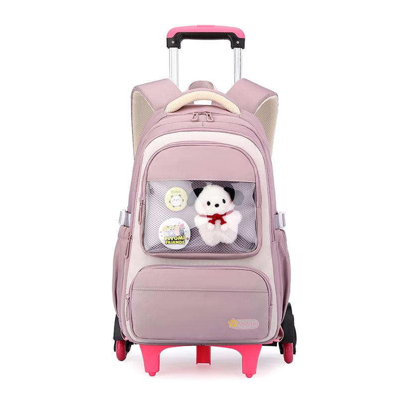 Rucsac școlar cu role cu șase roți, Troler, Rucsac pentru student ZRY5209