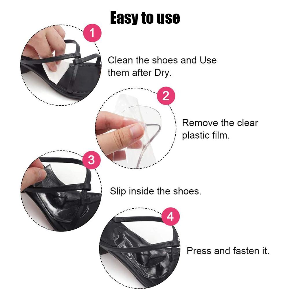 Unisex Gel Arch Support Cushions Adhesive Shoe Insoles Pad Relieve Pressure