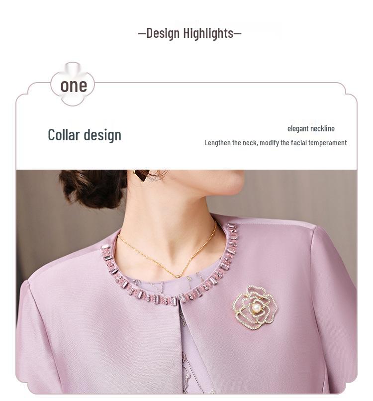 YQWL5663 Mother-in-law Winter Wedding Formal Dress and Jacket Set 2025