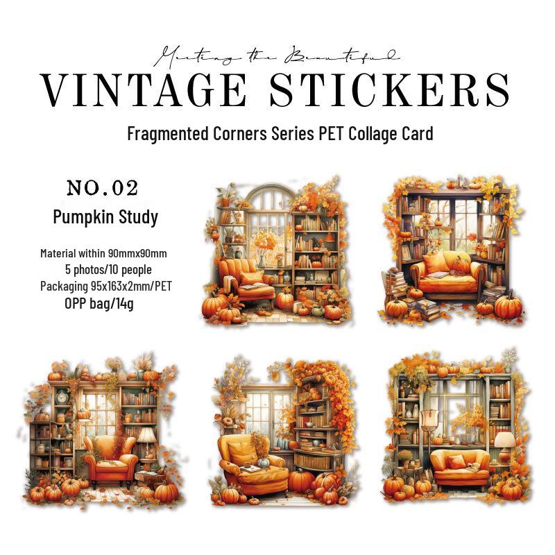 

Яньцзи Питомец Коллажная Карта: Серия «Фрагментированные углы» - Ретро цветочный журнал DIY декор (10 листов, 6 дизайнов)