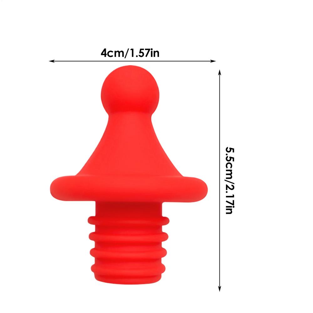 Silicone Wine Stopper Beverage Bottle Stopper High-Elasticity Champagne Sealing Corks Beer Preservation Silicone Bottle Caps
