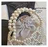 Woven Hollow Tote & Pearl Beaded Crossbody Bag (Customizable)