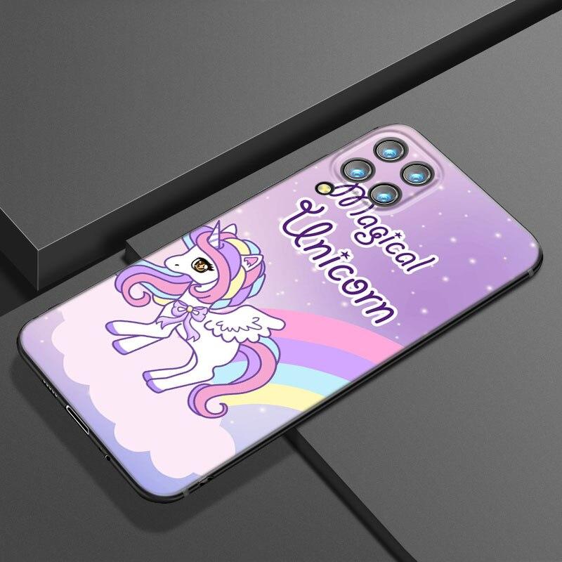 

Милый чехол для телефона с радужным единорогом для Samsung Galaxy A21 A30 A50 A52 S A13 A22 A32 4G A23 A33 A53 A73 5G A12 A31 A51 A70 A71 A72 Samsung A22 4G