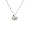 Silver/Gold CZ Crystal Swan Pendant Necklace Set – Dainty Sparkle Jewelry, Elegant Gift for Women