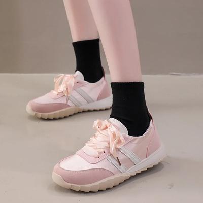 Women's Shoes  Hot Sale Lace Up Women's Vulcanize Shoes Autumn Mixed Colors Outdoor Flat Casual Comfortable Sports Shoes