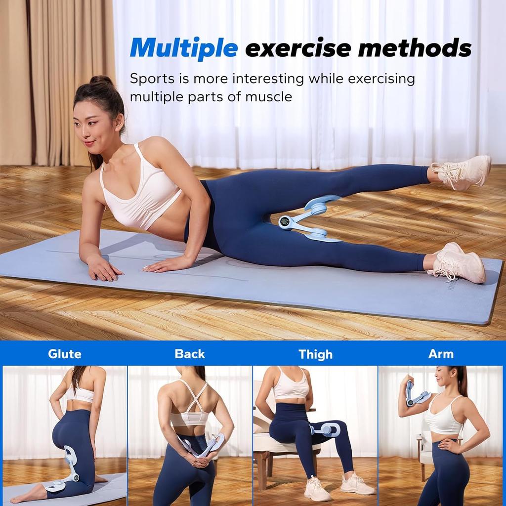 MERACH Thigh Master, Home Fitness Equipment, Kegel Exerciser, Pelvic Floor Muscle Trainer, Inner Thigh Hip Exercise Workout Equipment for Women with