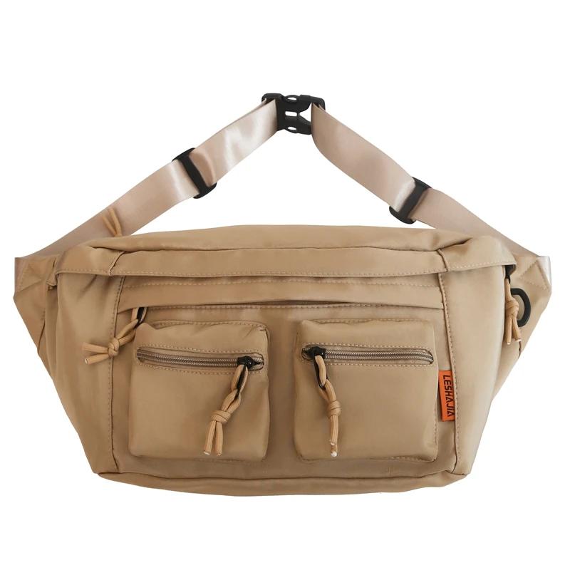 Casual Basic Style Zipper Waist Packs Simplicity 2026 High Quality Crossbody Bags for Women Youth Simplicity Bolsas Para Mujeres