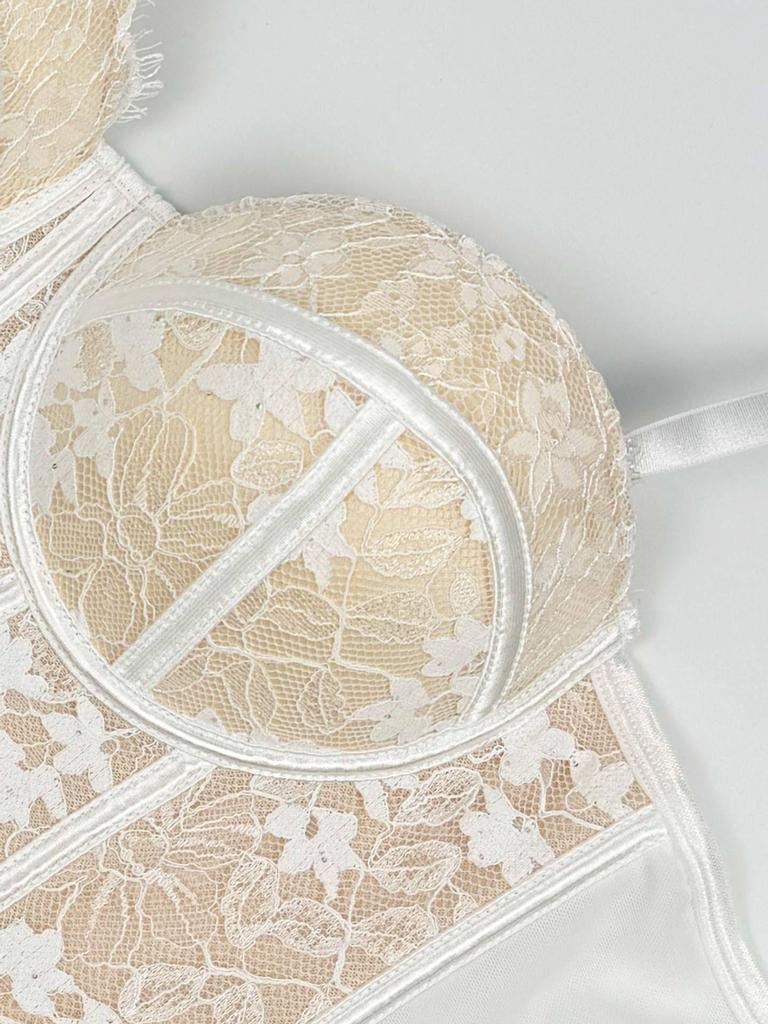 Spicy Girl Lace Camisole: Black Boning Autumn/Winter Inner Wear with Chest Pads, Beautiful Back Design