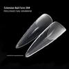 Crystal Nail Extension Molds - 120 Pcs Boxed Nail Tips with Scale for Gel Extensions