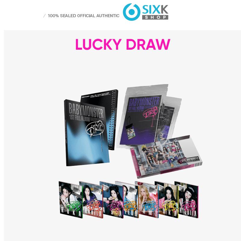 

[Предзаказ] [+Luckydraw] BABYMONSTER 1-й [DRIP] Weverse Winter Holiday Luckydraw YGTAG random/POB Weverse